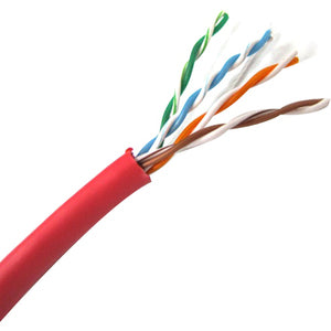 Winston Weltron 1000ft Cat5E UTP 350MHz Stranded PVC CMR Cable - Red