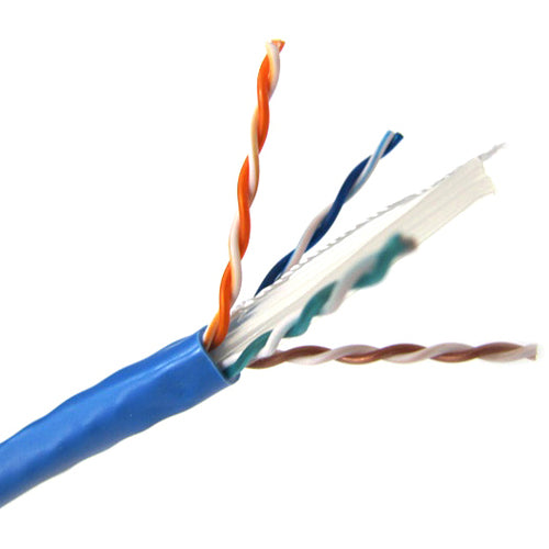 Winston Weltron 1000ft Cat6 UTP 550 MHz Solid Plenum Cable - Blue