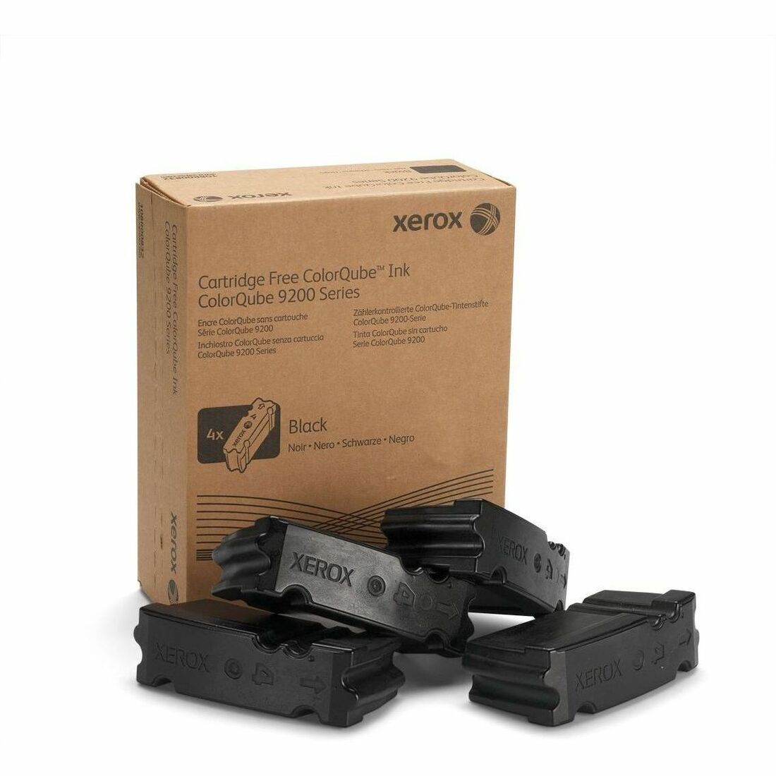 Xerox Genuine ColorQube&trade; 9201/9202/9203/9301/9302/9303 Black Solid Ink (40000 Pages) - 108R00832
