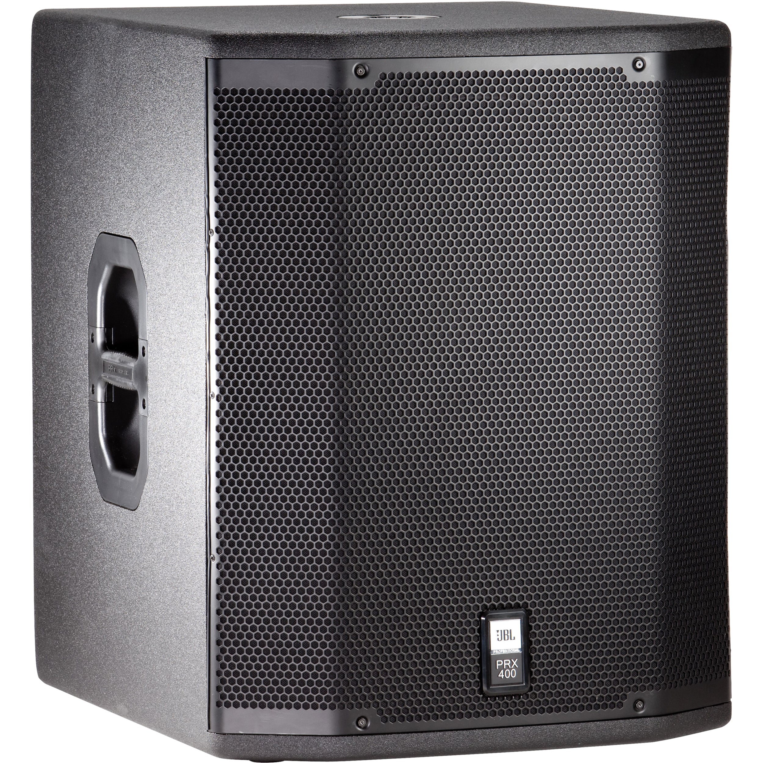 Harman JBL Professional PRX418S Indoor Pole Mount, Floor Standing Woofer - 1600 W RMS - Black