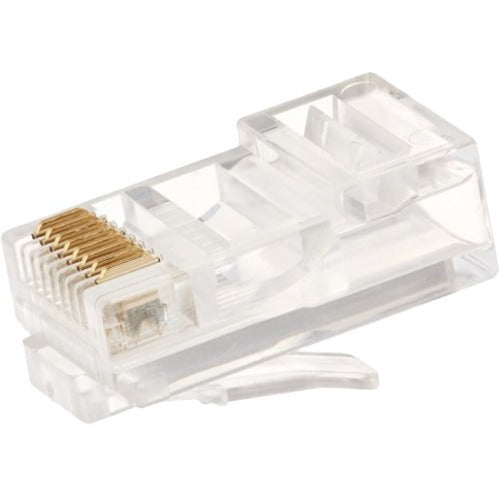 Platinum RJ45 (8P8C) ROUND-STRANDED, 1 x RJ-45 Network Male, 106148J, Gold