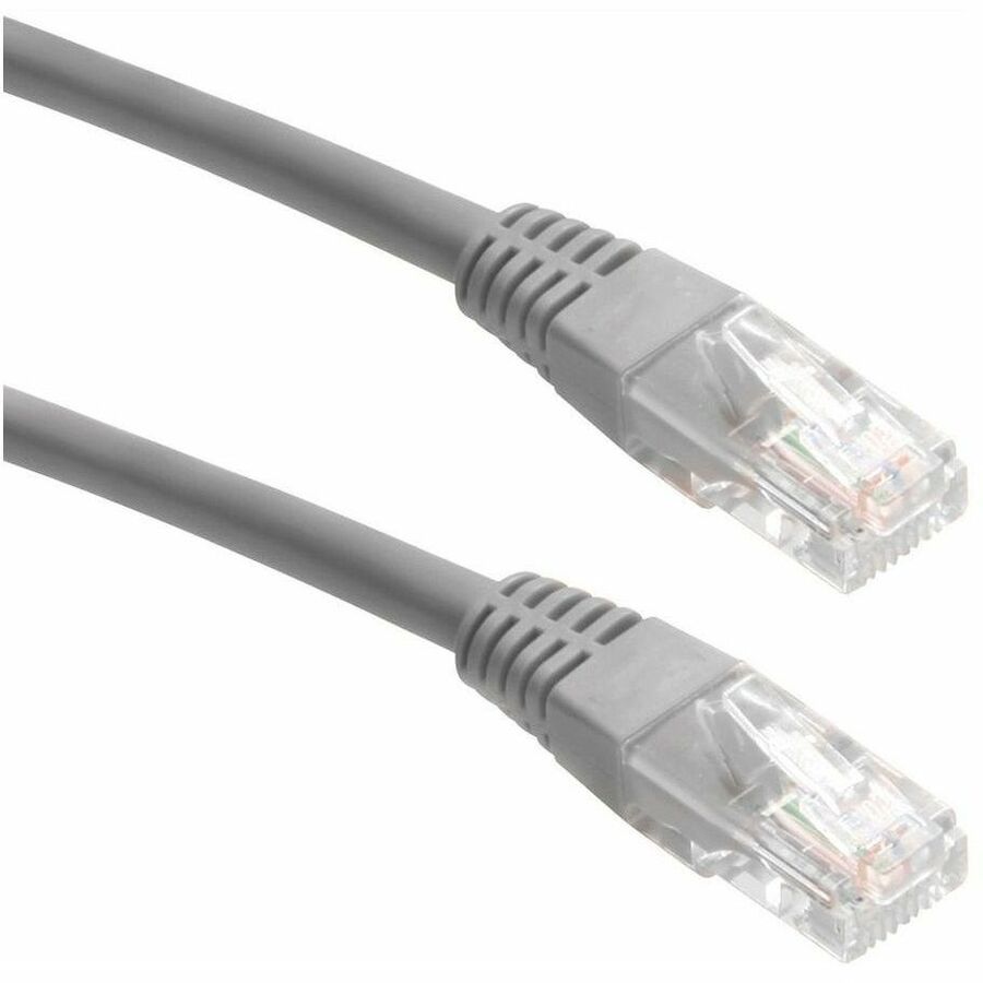 4XEM 3FT Cat5e Molded RJ45 UTP Network Patch Cable (Gray)