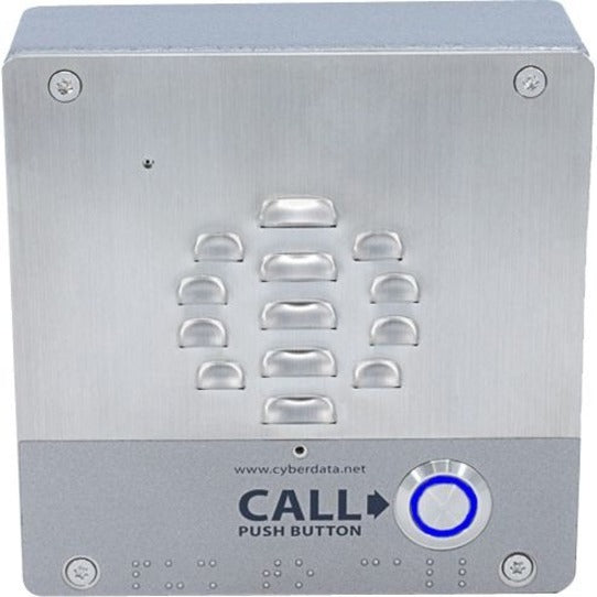 CyberData SIP Outdoor Intercom delivers two-way communication and secure access control for your VoIP phone system