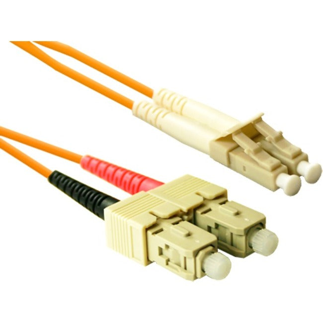 NSI ENET 5M SC/LC Duplex Multimode 50/125 OM2 or Better Orange Fiber Patch Cable 5 meter SC-LC Individually Tested