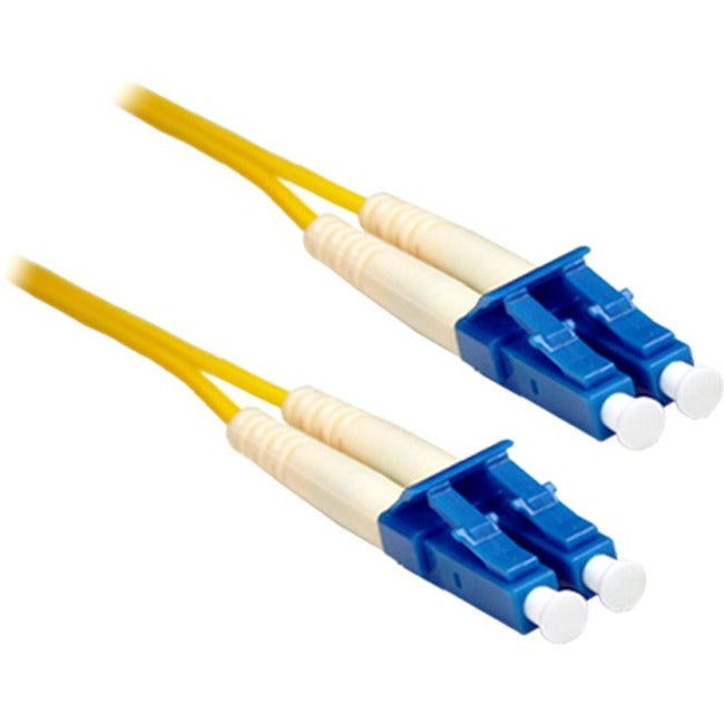 NSI ENET 2M LC/LC Duplex Single-mode 9/125 OS1 or Better Yellow Fiber Patch Cable 2 meter LC-LC Individually Tested