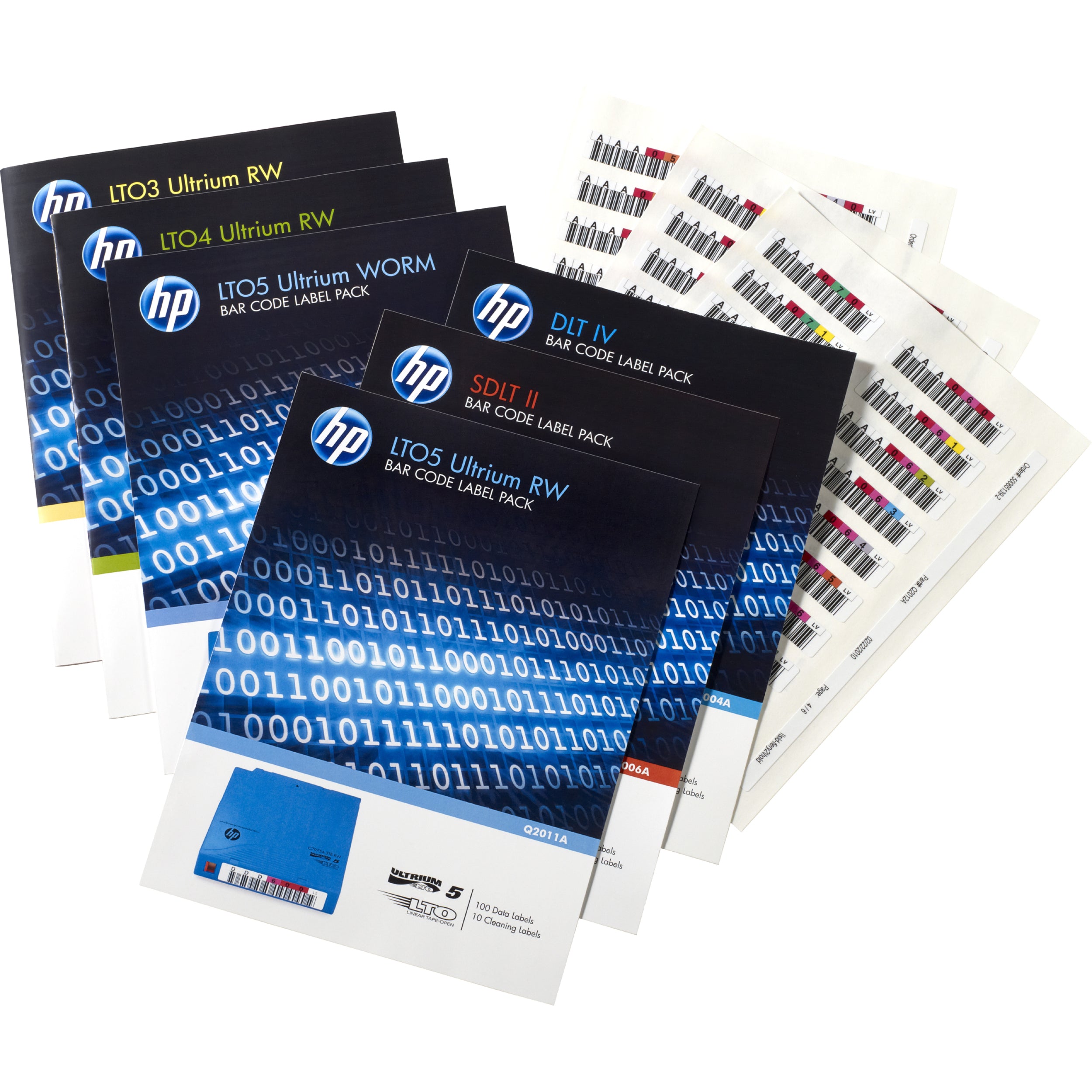Hewlett HPE LTO-6 Ultrium RW Bar Code Label Pack