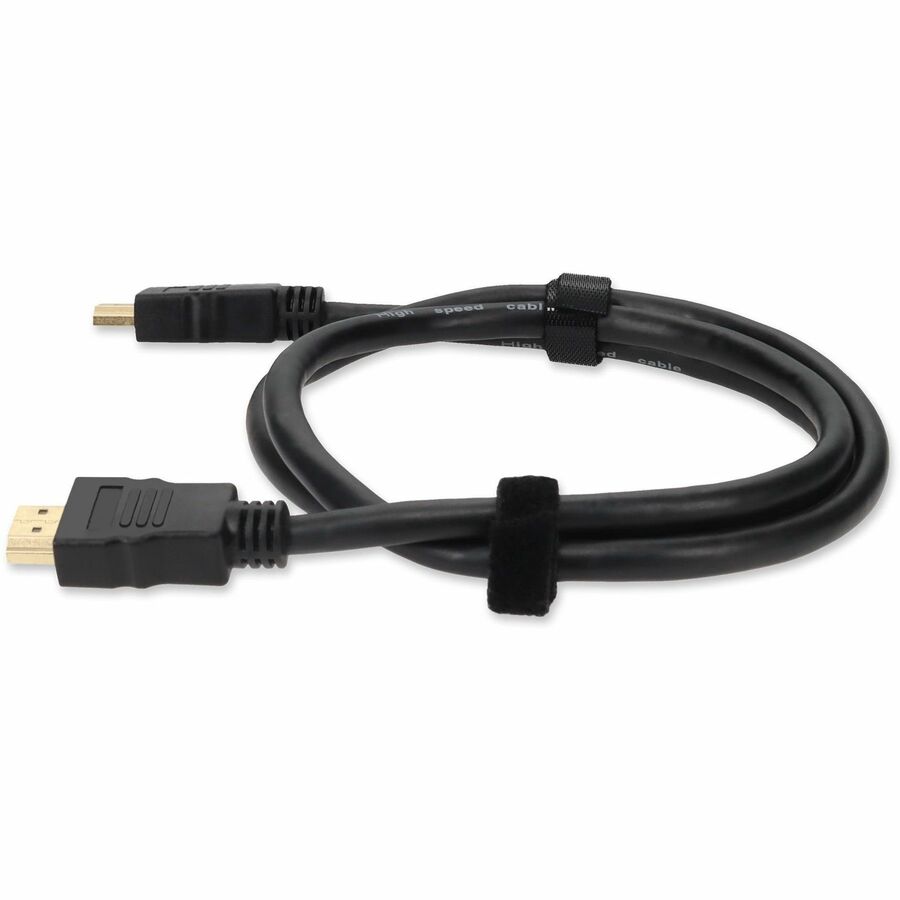 15ft HDMI 1.4 Male to HDMI 1.4 Male Black Cable Which Supports Ethernet Channel For Resolution Up to 4096x2160 (DCI 4K)
