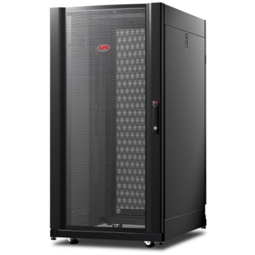 Schneider APC NetShelter AV, Server Rack Enclosure, 24U, 10-32 Threaded Rails, Black, 1199H x 600W x 806D mm