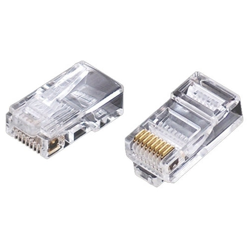 Winston Weltron RJ-45, 8P8C, Modular Plug for Cat6 Rated Cable w/ Loading Bar (44-751-8LB6N)