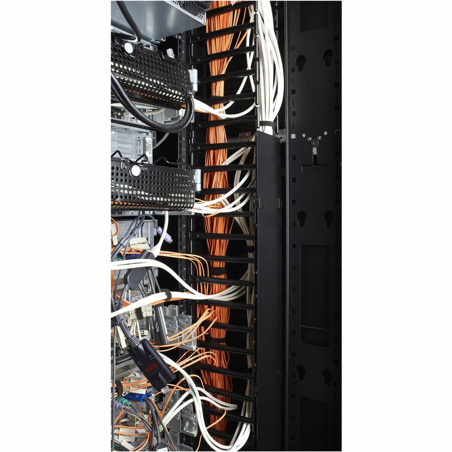 Schneider APC NetShelter Cable Management, Vertical Cable Manager, Hinged Covers, for NetShelter SX 750mm W 48U, Set of 2, 109 x 2184 x 13 mm