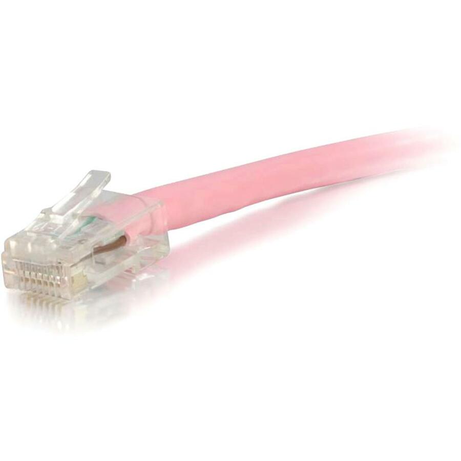 Legrand C2G 50 ft Cat6 Non Booted UTP Unshielded Network Patch Cable - Pink