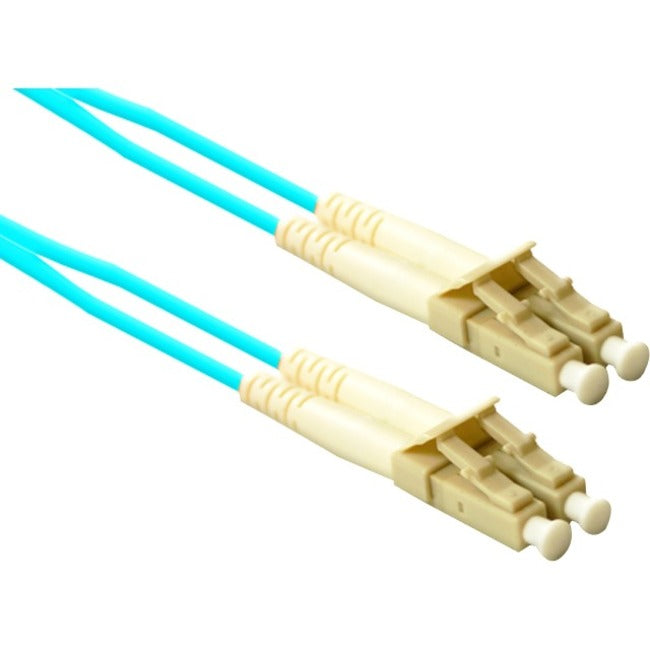 NSI ENET 20M LC/LC Duplex Multimode 50/125 10Gb OM3 or Better Aqua Fiber Patch Cable 20 meter LC-LC Individually Tested