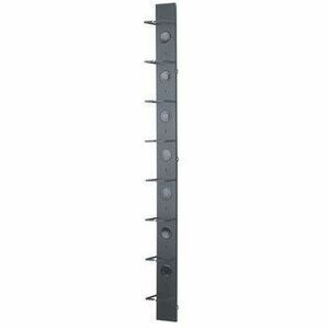 Legrand Ortronics 6 in DirectPath Vertical Organizer - Double-Sided - Black
