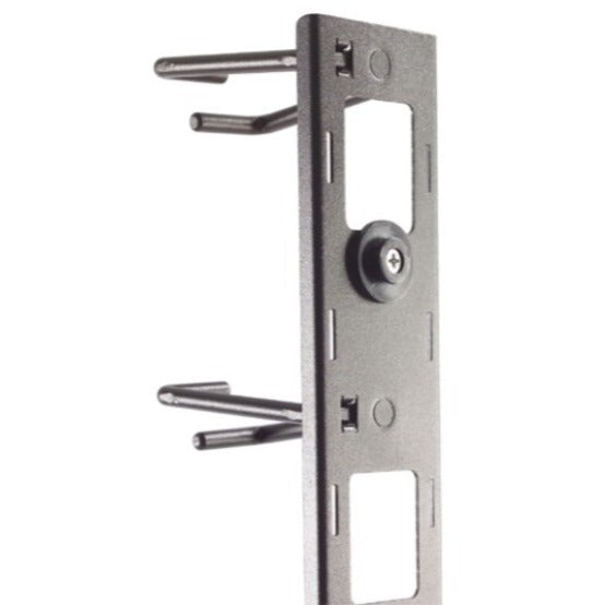 Schneider APC NetShelter Cable Management, Vertical Cable Manager, Cable Rings, Set of 8, Black, 55 mm x 766 mm x 85 mm