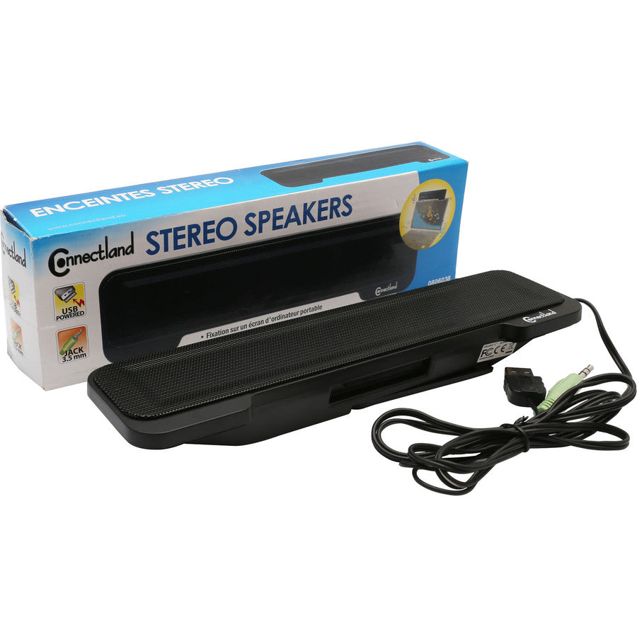 SYBA Connectland CL-SPK20138 2.0 Portable Speaker System - 5 W RMS - Black