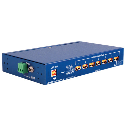Advantech B&B 7 PORT UP/DOWN ISOLATED USB HUB - 4KV