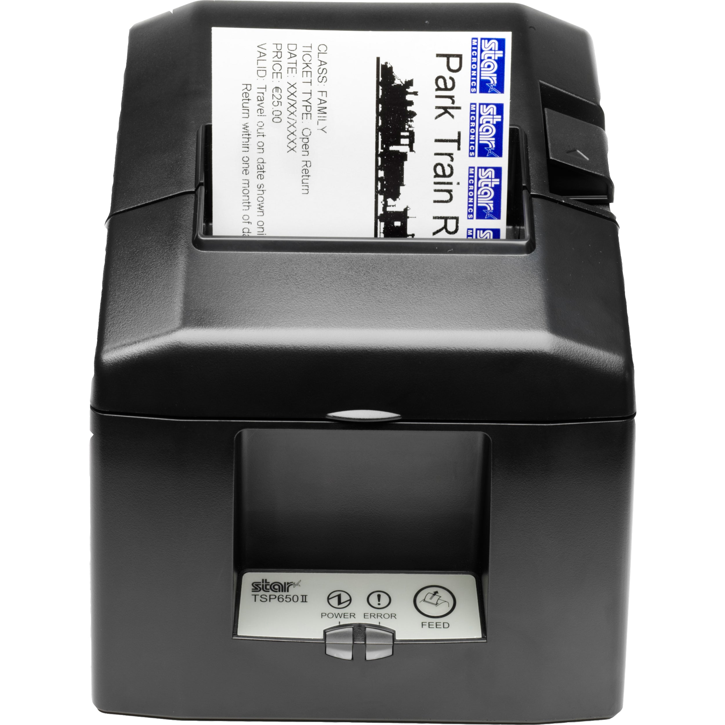 Star Micronics TSP654II Direct Thermal Printer - Monochrome - Wall Mount - Receipt Print - Serial - With Cutter - 3.15" Print Width - 11.81
