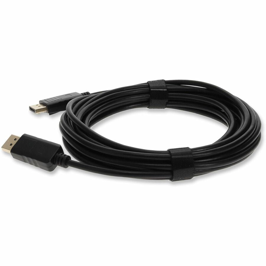 20ft DisplayPort 1.2 Male to DisplayPort 1.2 Male Black Cable For Resolution Up to 3840x2160 (4K UHD)