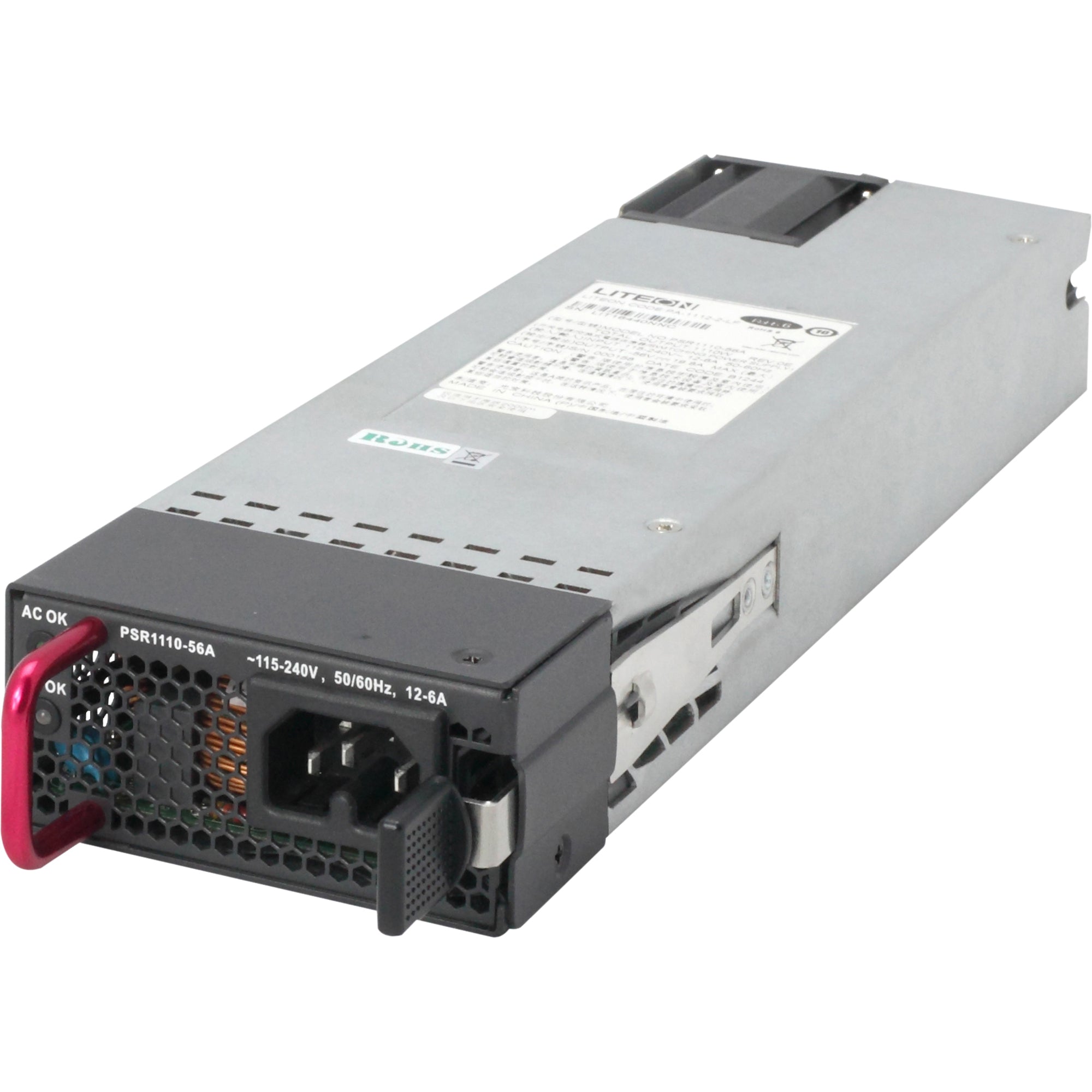 Hewlett HPE X362 1110W 115-240VAC to 56VDC PoE Power Supply