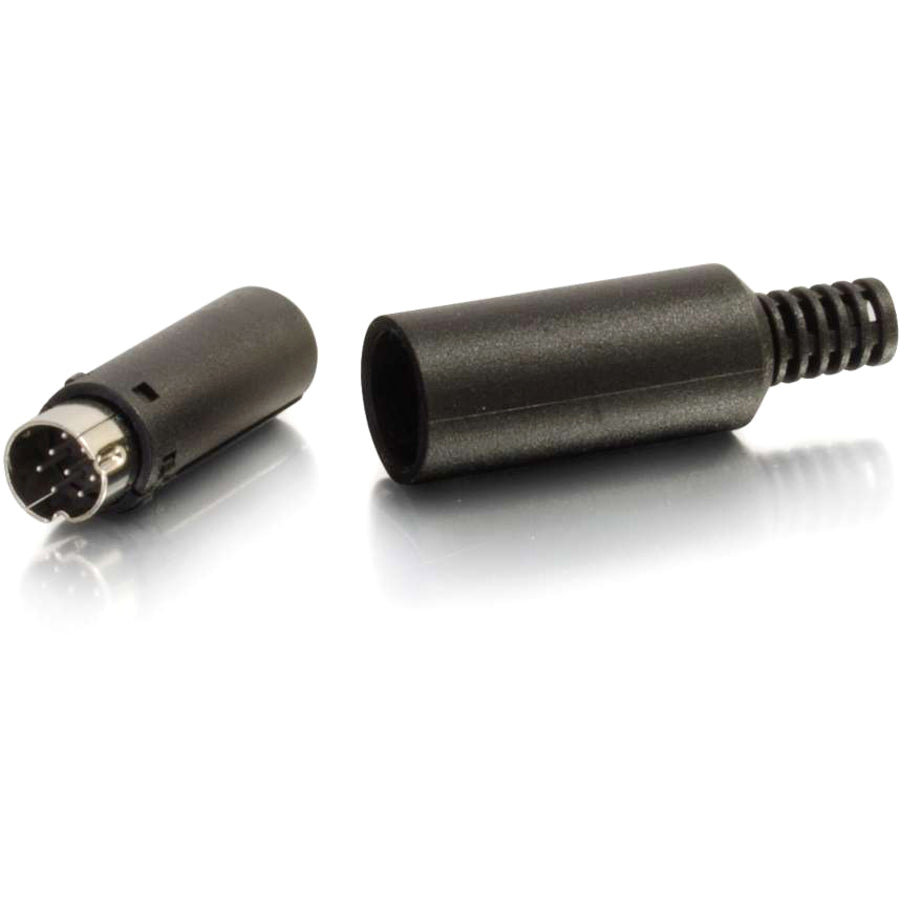 Legrand C2G 8-pin Mini Din Male Connector - Black