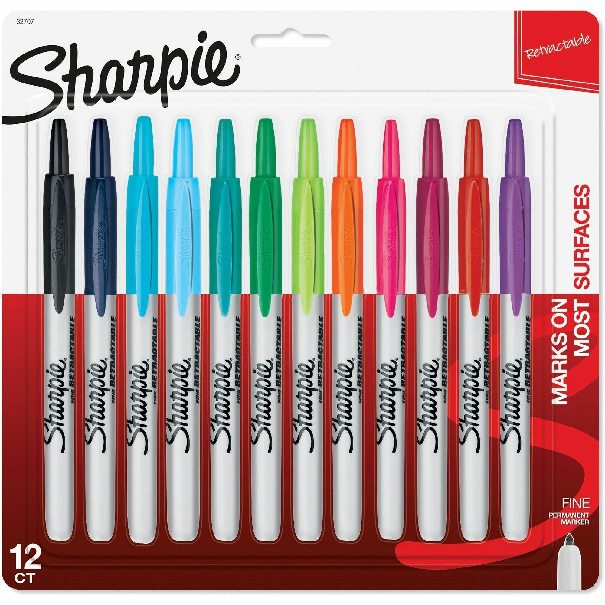 Newell Sharpie Retractable Fine Point Permanent Marker