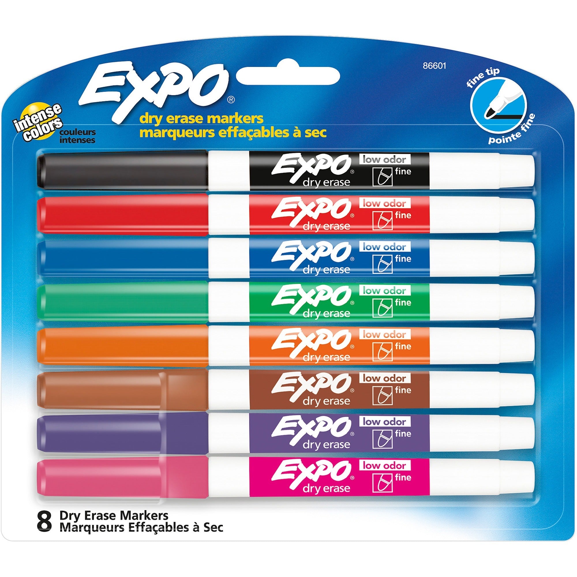 Newell Expo Low-Odor Dry-erase Fine Tip Markers, Red