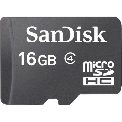 SanDisk 16GB MicroSDHC (MicroSD High Capacity), includes jewel case, eMusic insert & user guide.