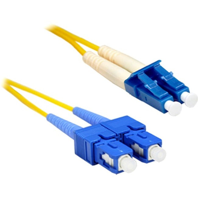 NSI Cisco Compatible CAB-SM-LCSC-5M - 5M LC/SC Duplex Single-mode 9/125 OS1 or Better Yellow Fiber Patch Cable 5 meter LC-SC Individually Tested