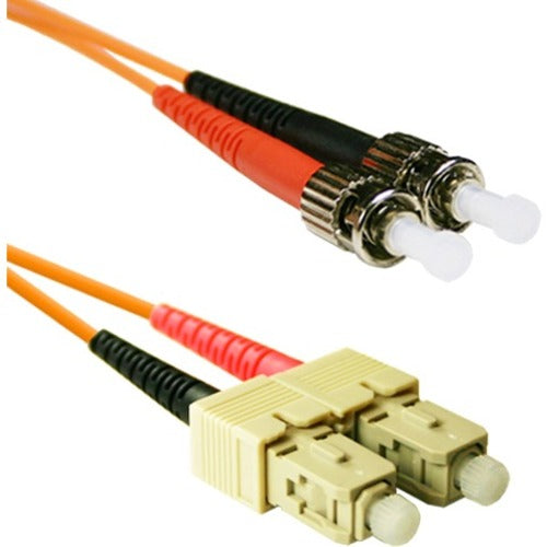 NSI ENET 3M SC/ST Duplex Multimode 62.5/125 OM1 or Better Orange Fiber Patch Cable 3 meter SC-ST Individually Tested