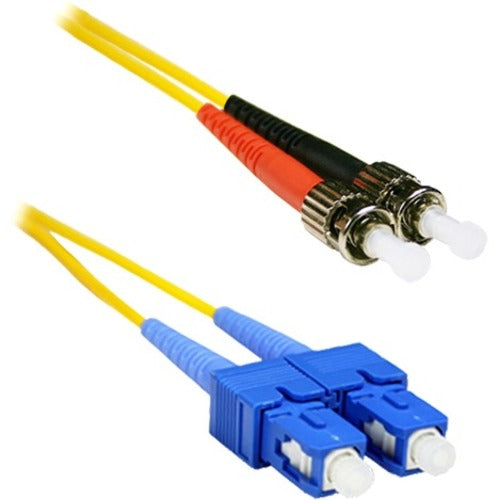 NSI ENET 5M SC/ST Duplex Single-mode 9/125 OS1 or Better Yellow Fiber Patch Cable 5 meter SC-ST Individually Tested