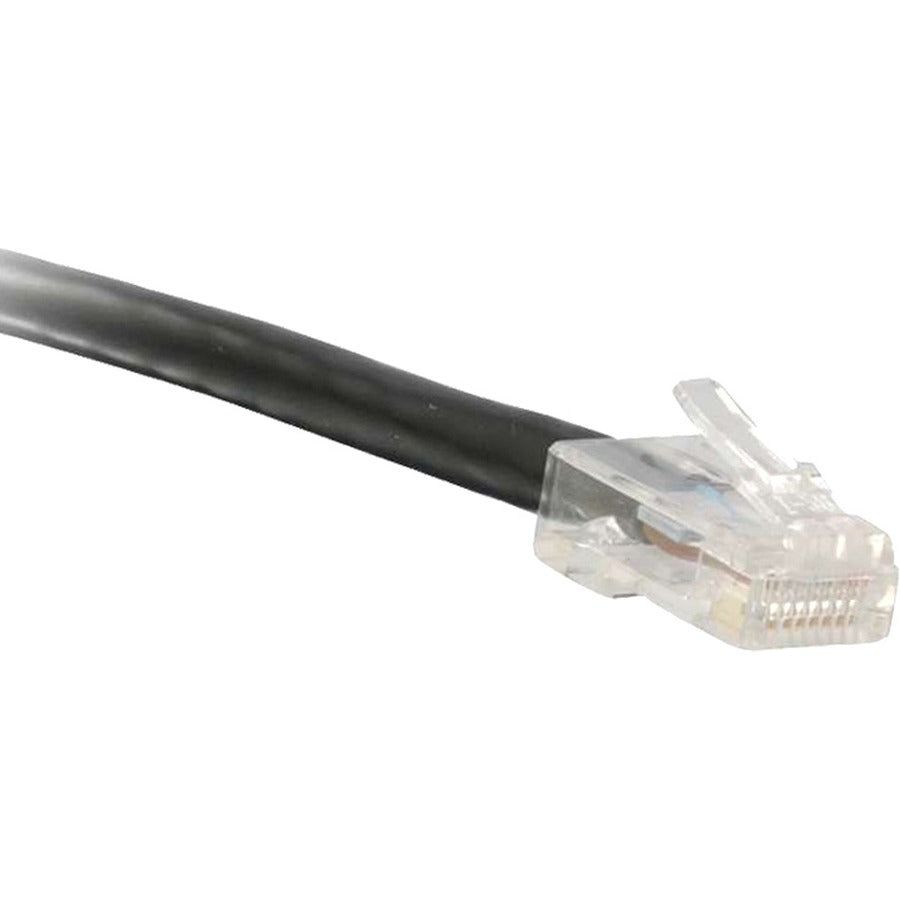NSI ENET Cat5e Black 3 Foot Non-Booted (No Boot) (UTP) High-Quality Network Patch Cable RJ45 to RJ45 - 3Ft