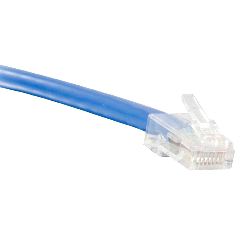 NSI ENET Cat5e Blue 50 Foot Non-Booted (No Boot) (UTP) High-Quality Network Patch Cable RJ45 to RJ45 - 50Ft