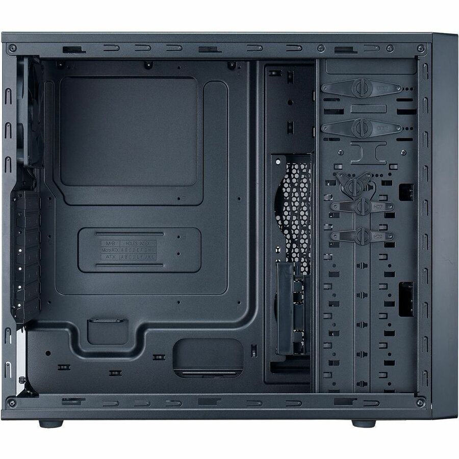 Cooler Master N400 NSE-400-KKN2 N-Series Mid Tower Computer Case with ATX Motherboard Support, Multiple 240mm Radiator Support, and Ventilated Front Panel