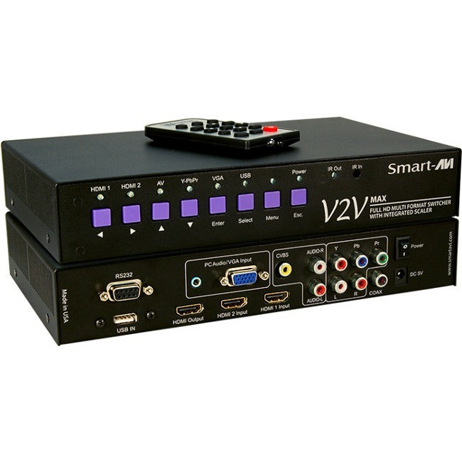Smart SmartAVI Full HD Multi Format, 6-Port Switcher with Integrated Scaler
