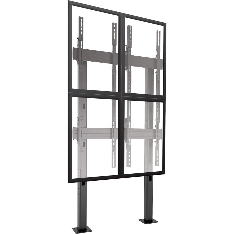 Legrand Chief FUSION 2 x 2 Portrait Micro-Adjustable Large Bolt-Down Freestanding Video Wall