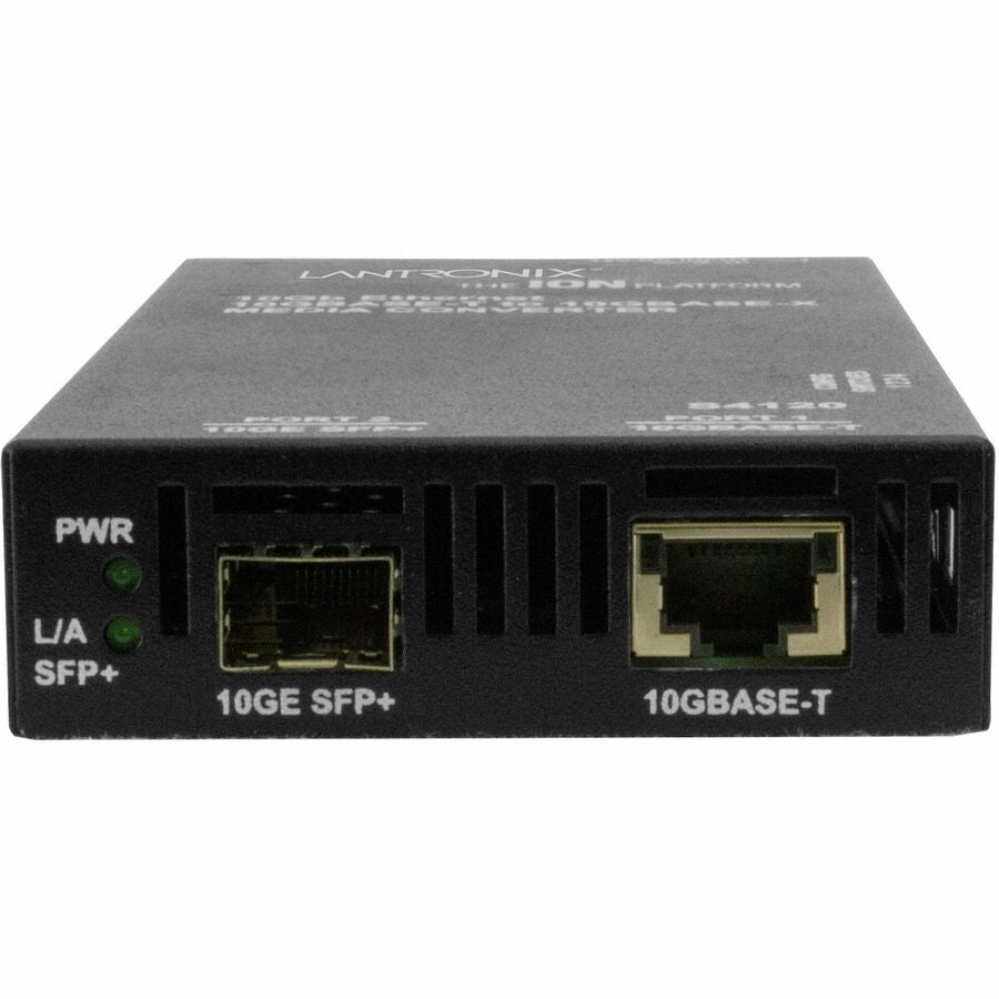 Lantronix, Stand-alone 10 Gigabit Ethernet Media Converter 10GBase-T Copper to Fiber