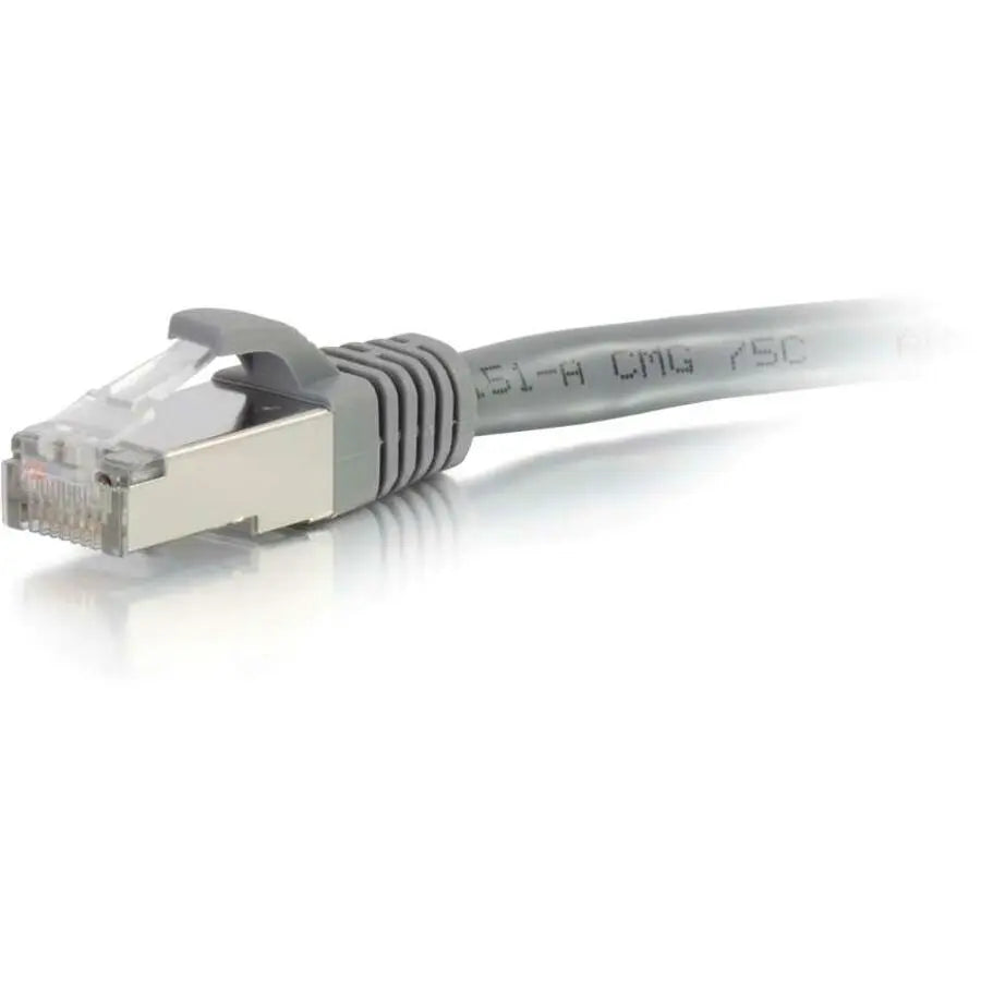 Legrand C2G 1ft Cat6 Ethernet Cable - Snagless Shielded (STP) - Gray