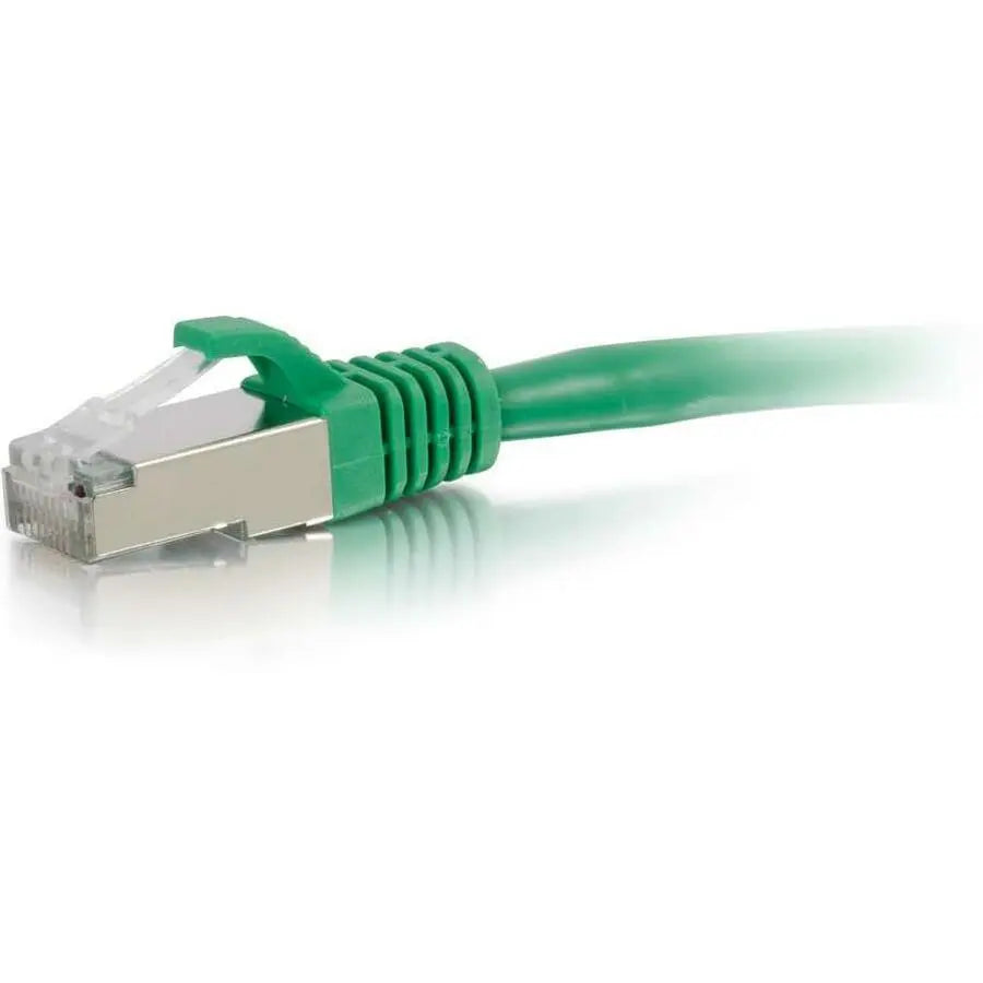 Legrand C2G 1ft Cat6 Ethernet Cable - Snagless Shielded (STP) - Green