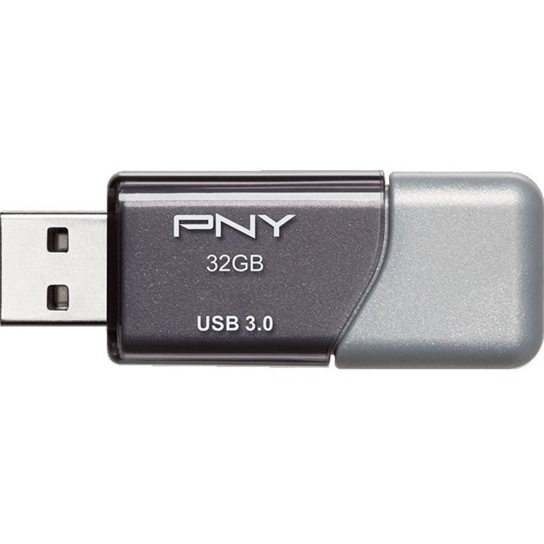PNY 32GB USB 3.0 (3.1 Gen 1) Type A Flash Drive - 32 GB - USB 3.0 (3.1 Gen 1) - 90 MB/s Read Speed