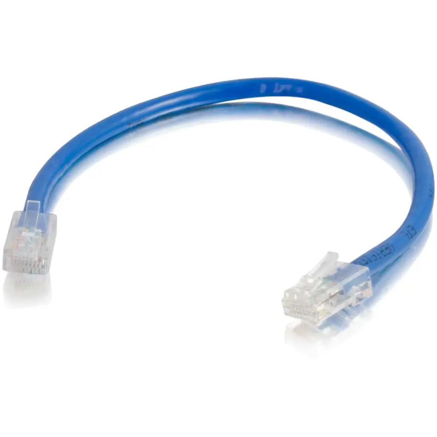 Legrand C2G 6in Cat6 Non-Booted Unshielded (UTP) Network Patch Cable - Blue