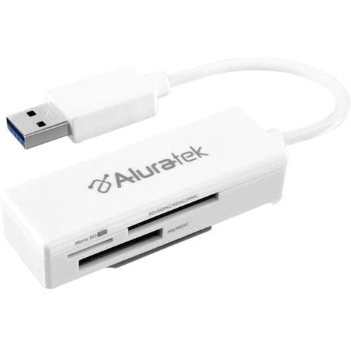 Aluratek AUCR300F Flash Reader - SD, microSD, miniSD - USB 3.0 - External