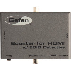 Gefen Booster for HDMI with EDID Detective, Booster for HDMI with EDID Detective1 x 1 Ft. Locking HDMI Cable1 x USB Mini-B to Type A Cable1 x 5V DC Power Supply1 x Quick-Start Guide, EXT-HDBOOST-141