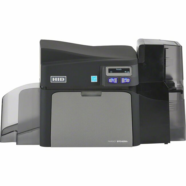 HID Fargo DTC4250e Single Sided Desktop Dye Sublimation/Thermal Transfer Printer - Color - Card Print - Ethernet - USB