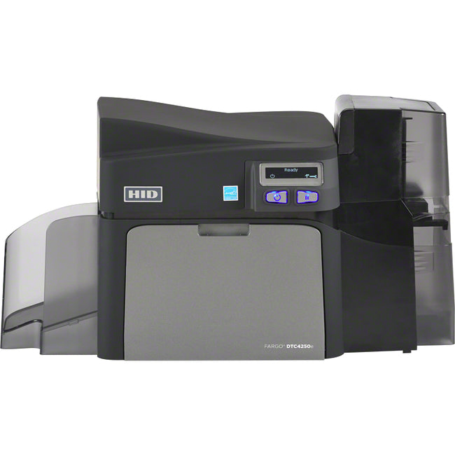 HID Fargo DTC4250e Single Sided Desktop Dye Sublimation/Thermal Transfer Printer - Color - Card Print - Fast Ethernet - USB