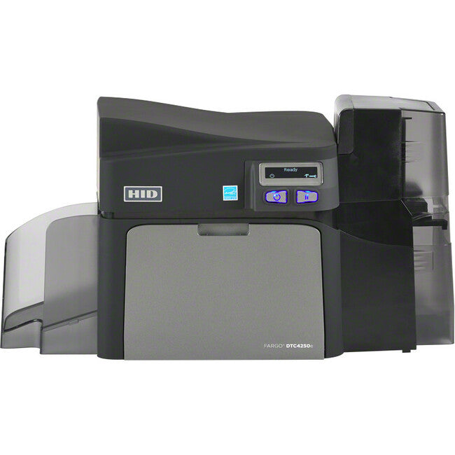 HID Fargo DTC4250e Single Sided Desktop Dye Sublimation/Thermal Transfer Printer - Color - Card Print - Fast Ethernet - USB