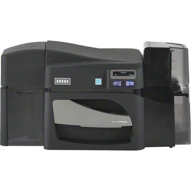 HID Fargo DTC4500E Desktop Dye Sublimation/Thermal Transfer Printer - Color - Card Print - Fast Ethernet - USB