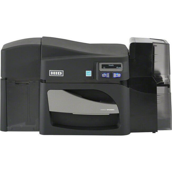 HID Fargo DTC4500E Single Sided Desktop Dye Sublimation/Thermal Transfer Printer - Color - Card Print - Fast Ethernet - USB