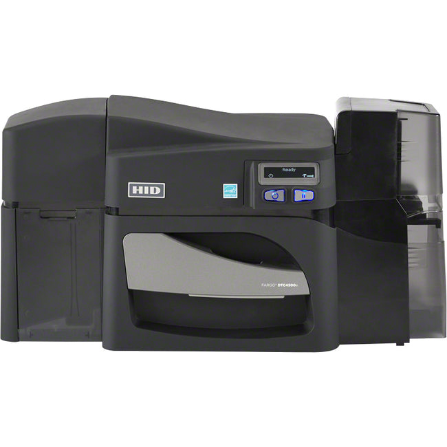 HID Fargo DTC4500E Desktop Dye Sublimation/Thermal Transfer Printer - Color - Card Print - Fast Ethernet - USB