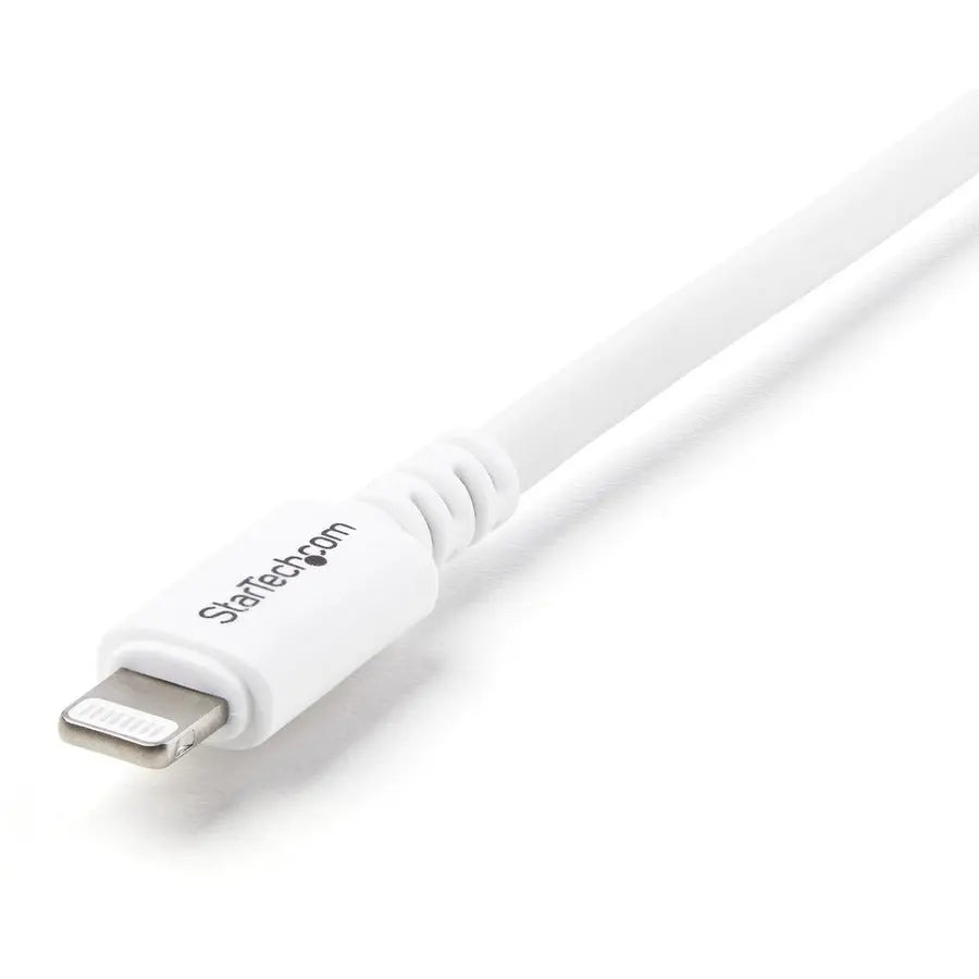 StarTech.com 3m (10ft) Long White Apple&reg; 8-pin Lightning Connector to USB Cable for iPhone / iPod / iPad