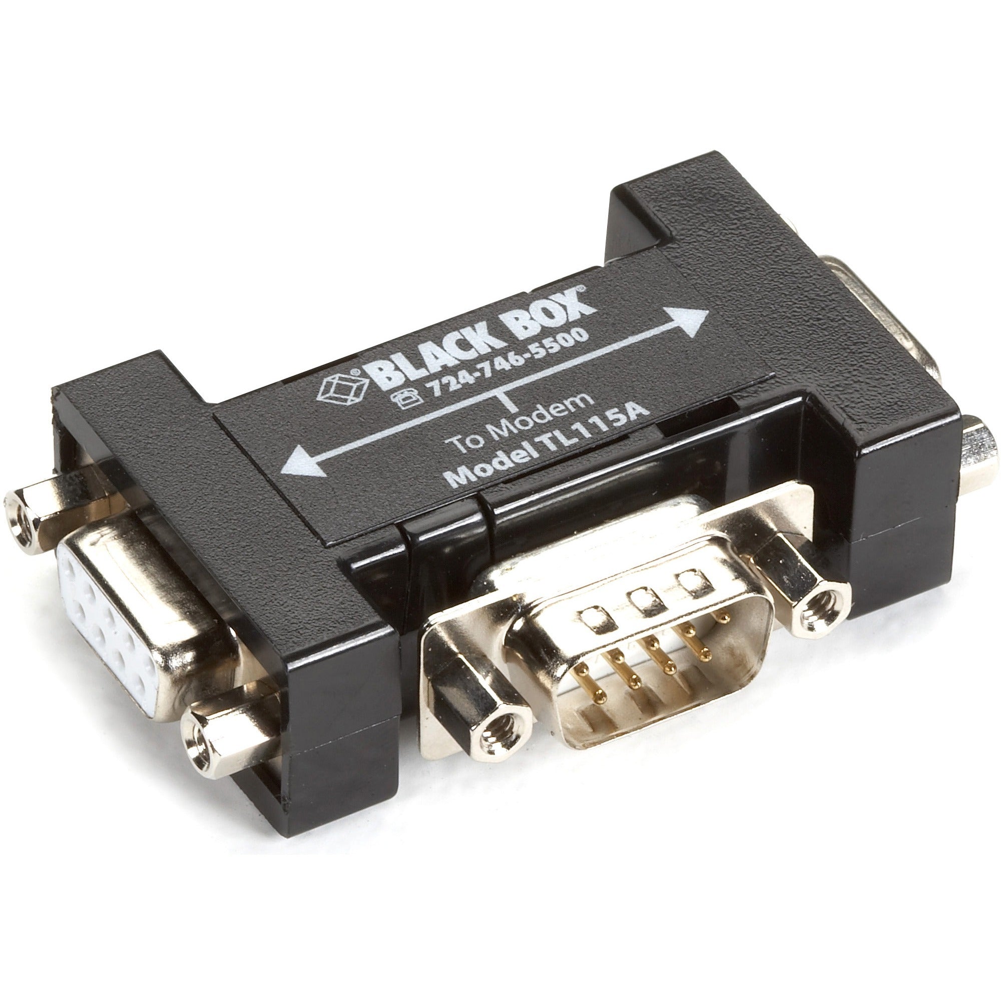 Black 2PT RS232 Passive Splitter, TL115A